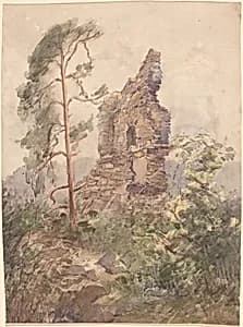 Landscape with Ruin by Karel Vitezslav Masek