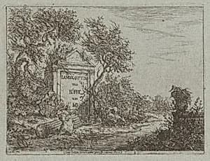 Landscapes and Heads by Christian Ludwig von Hagedorn