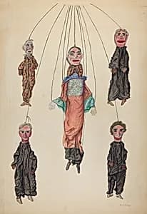 Lano's Pop Out Marionette by Frank Gray
