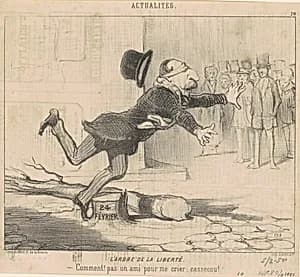 L'arbre de la liberté by Honoré Daumier