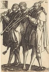 Large Wedding Dancers by Heinrich Aldegrever