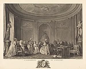 Portrait of Francois-Nicolas-Barthelemy Dequevauviller after Nicolas Lavreince