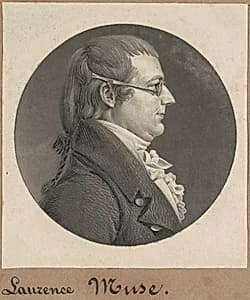 Lawrence Muse by Charles B. J. Févret de Saint-Mémin