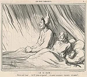 Le 14 Juin by Honoré Daumier