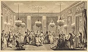 Le bal paré by Antoine-Jean Duclos after Augustin de Saint-Aubin