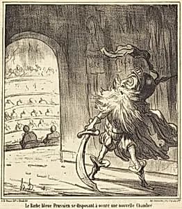 Le Barbe bleu Prussien... by Honoré Daumier