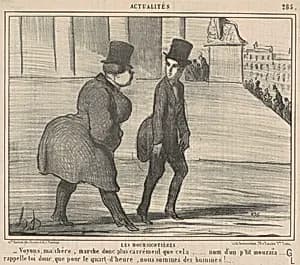 Le boursicotières ... Voyons, ma chère ... by Honoré Daumier