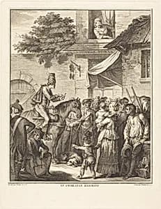 Le charlatan allemand by Isidore-Stanislas Helman after Jean Duplessi-Bertaux