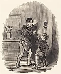 Le Chiffonnier philosophe by Honoré Daumier