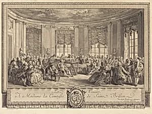 Le concert by Antoine-Jean Duclos after Augustin de Saint-Aubin