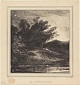 Le Crépuscule by Paul Huet
