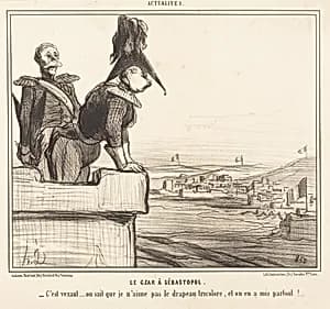 Le Czar a Sébastopol by Honoré Daumier
