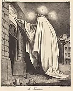 Le Fantome by Honoré Daumier