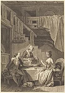 Le faucon by Jean Dambrun and Jean-Baptiste Tilliard after Jean-Honoré Fragonard
