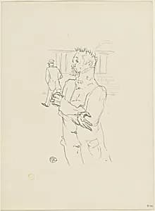 Le Fou by Henri de Toulouse-Lautrec