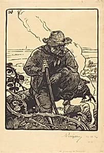 Le gueux des campagnes by Auguste Lepère