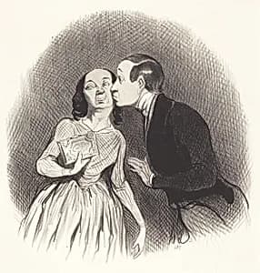 Le Jour de l'an by Honoré Daumier