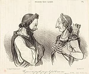 Le Jour n'est pas plus pur... by Honoré Daumier