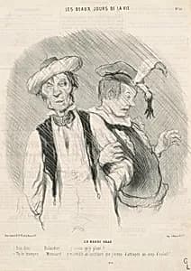 Le mardi gras by Honoré Daumier