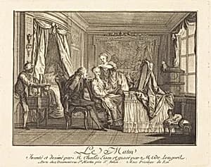 Le matin by Joseph de Longueil after Charles Eisen