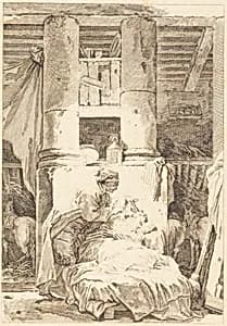 Le muletier by after Jean-Honoré Fragonard