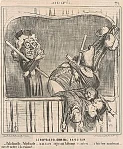 Le nouveau polichinelle napolitan by Honoré Daumier