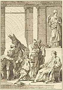 Le paysan by Charles Louis Lingée after Jean-Honoré Fragonard