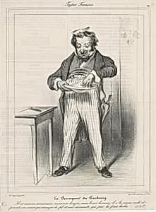 Le Perruquier du Faubourg by Honoré Daumier