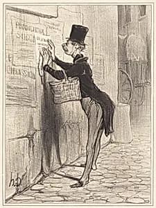 Le Placeur by Honoré Daumier