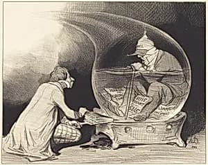 Le Rajeunissement du Constitutionnel by Honoré Daumier