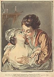 Le Rendez-vous by Louis-Marin Bonnet after Pierre-Antoine Baudouin