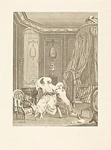 Portrait of Gerard Rene Le Vilain after Nicolas Lavreince