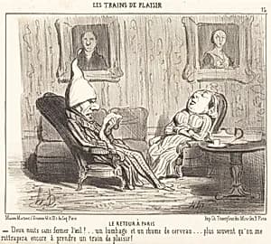 Le Retour a Paris by Honoré Daumier