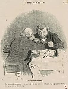 Le retour des huitres by Honoré Daumier