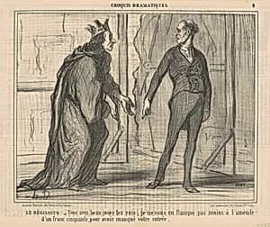 Le régisseur by Honoré Daumier