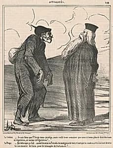 Le soldat...Je sais... by Honoré Daumier