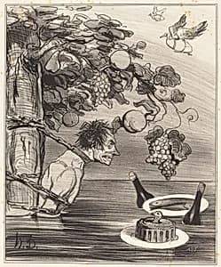 Le Supplice de Tantale by Honoré Daumier
