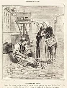 Le Tondeur de chiens by Honoré Daumier