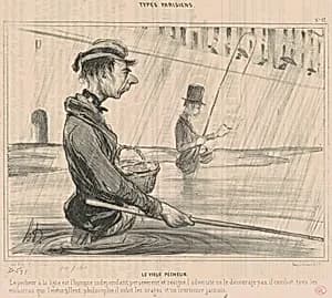 Le Vieux Pécheur by Honoré Daumier