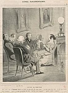 Lecteur du moniteur by Honoré Daumier