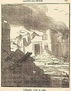 L'empire c'est la paix by Honoré Daumier