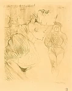 Lender Bowing (Lender saluant) by Henri de Toulouse-Lautrec