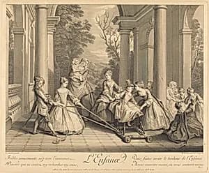 L'enfance by Nicolas de Larmessin IV after Nicolas Lancret