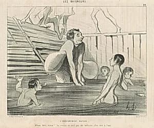 L'enseignement mutuel by Honoré Daumier