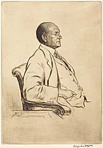 Leonard Gow by Sir Muirhead Bone