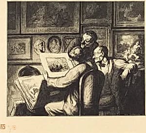 Portrait of Francois Louis Schmied after Honoré Daumier