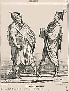 Les augures modernes ... by Honoré Daumier