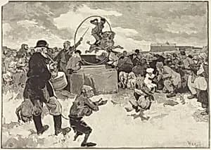 Les Chiens savants by Daniel Vierge