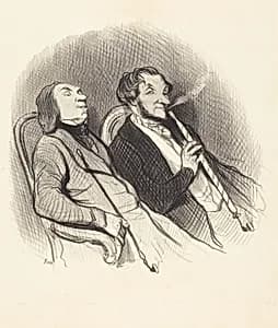Les Fumeurs de Hadchids by Honoré Daumier