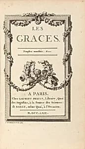 Les Graces by Various Artists and Anne-Gabriel Meusnier de Querlon (author)